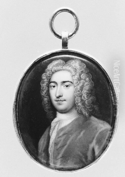 Portrait of a Man Oil Painting by Christian Friedrich Zincke