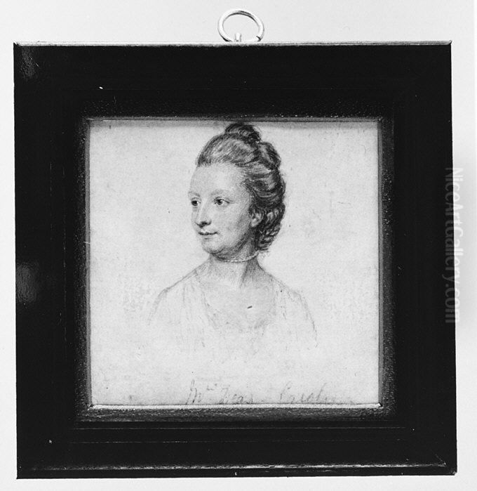 Mrs. Caroline Deas Oil Painting by John Smart
