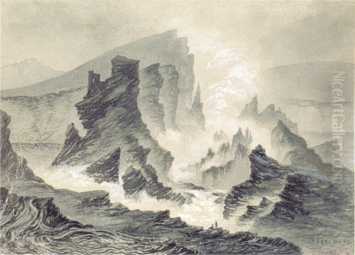 Halemaumau Oil Painting by Constance Gordon-Cumming