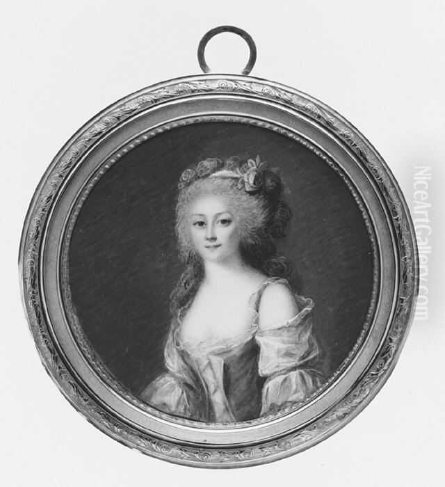 Portrait of a Woman Oil Painting by Peter Adolf Hall