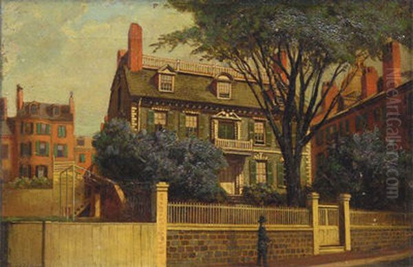 The Hancock House Oil Painting by Charles Furneaux