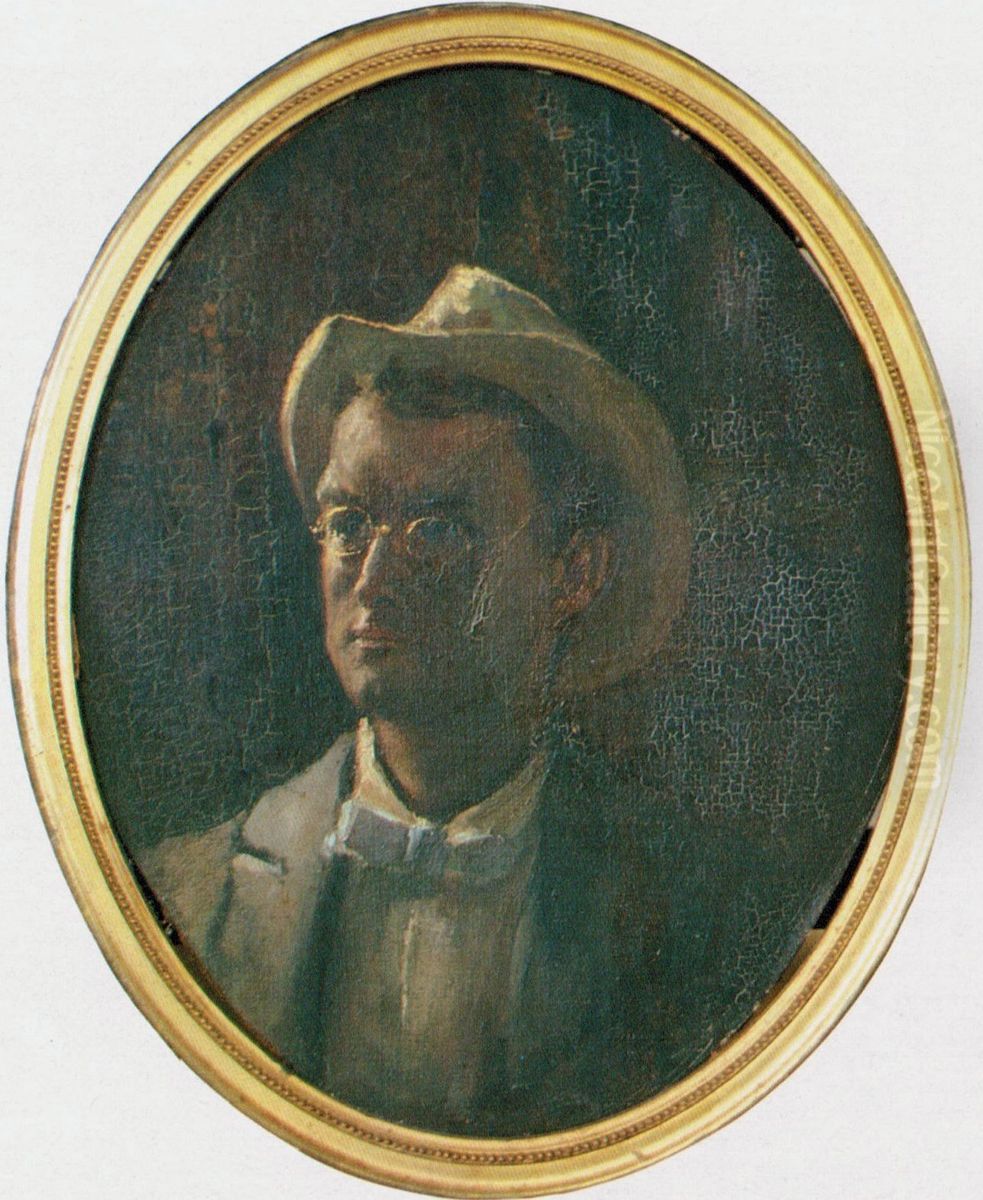 Portrait of D. Howard Hitchcock, Jr. Oil Painting by D. Howard Hitchcock