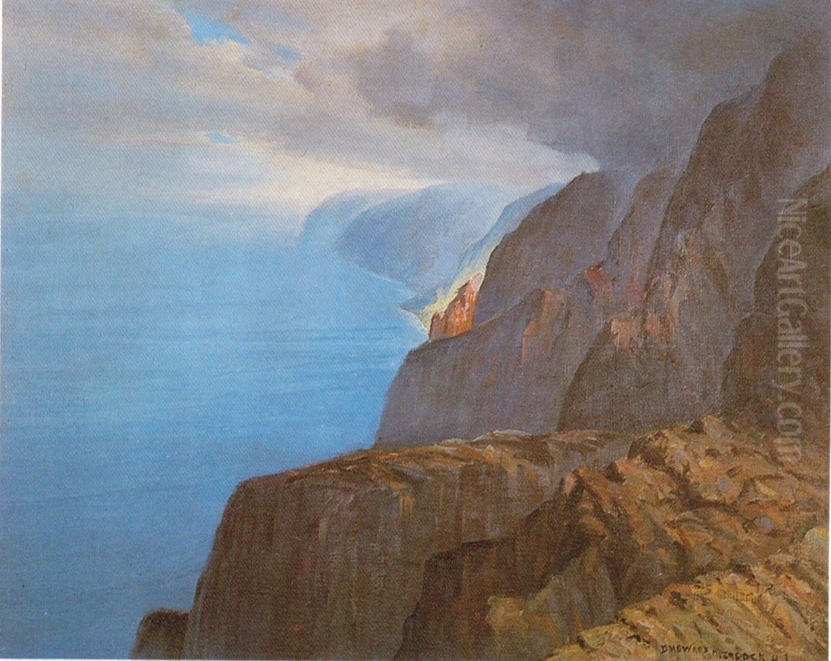 Napali Coast Oil Painting by D. Howard Hitchcock