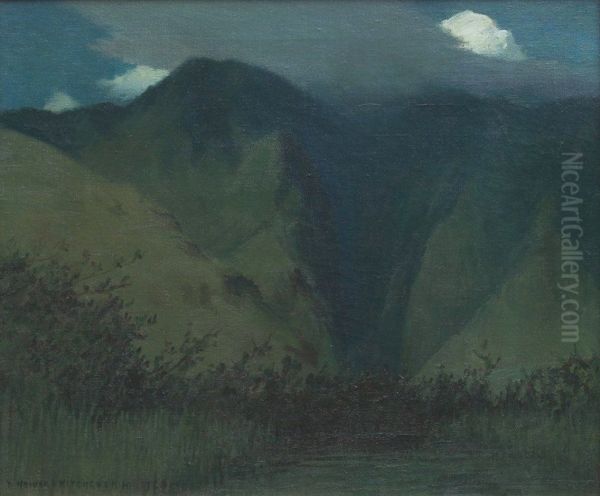 Kaliuwa'a, Valley of Mystery Oil Painting by D. Howard Hitchcock