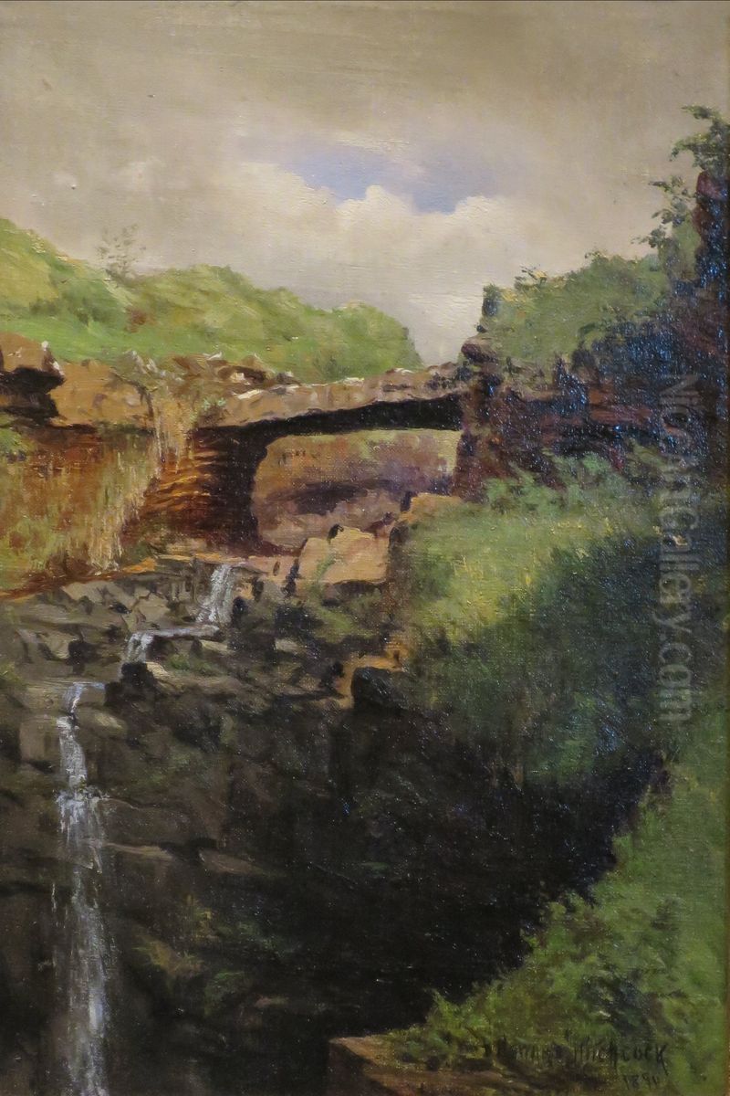 Natural Bridge, Hilo Oil Painting by D. Howard Hitchcock Natural Bridge, Hilo Oil Painting by D. Howard Hitchcock