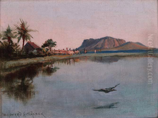 Near Kaneohe Oil Painting by D. Howard Hitchcock