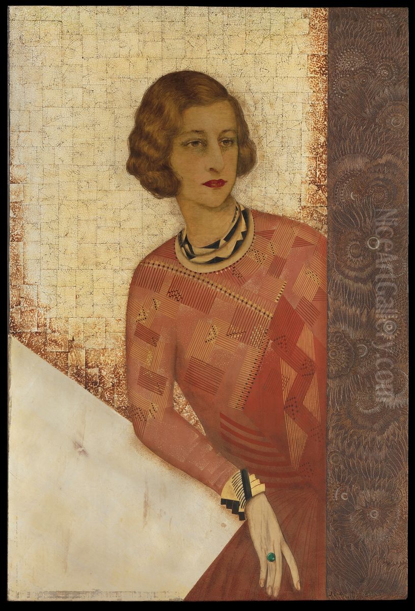 Juliette de Saint Cyr Oil Painting by Jean Dunand