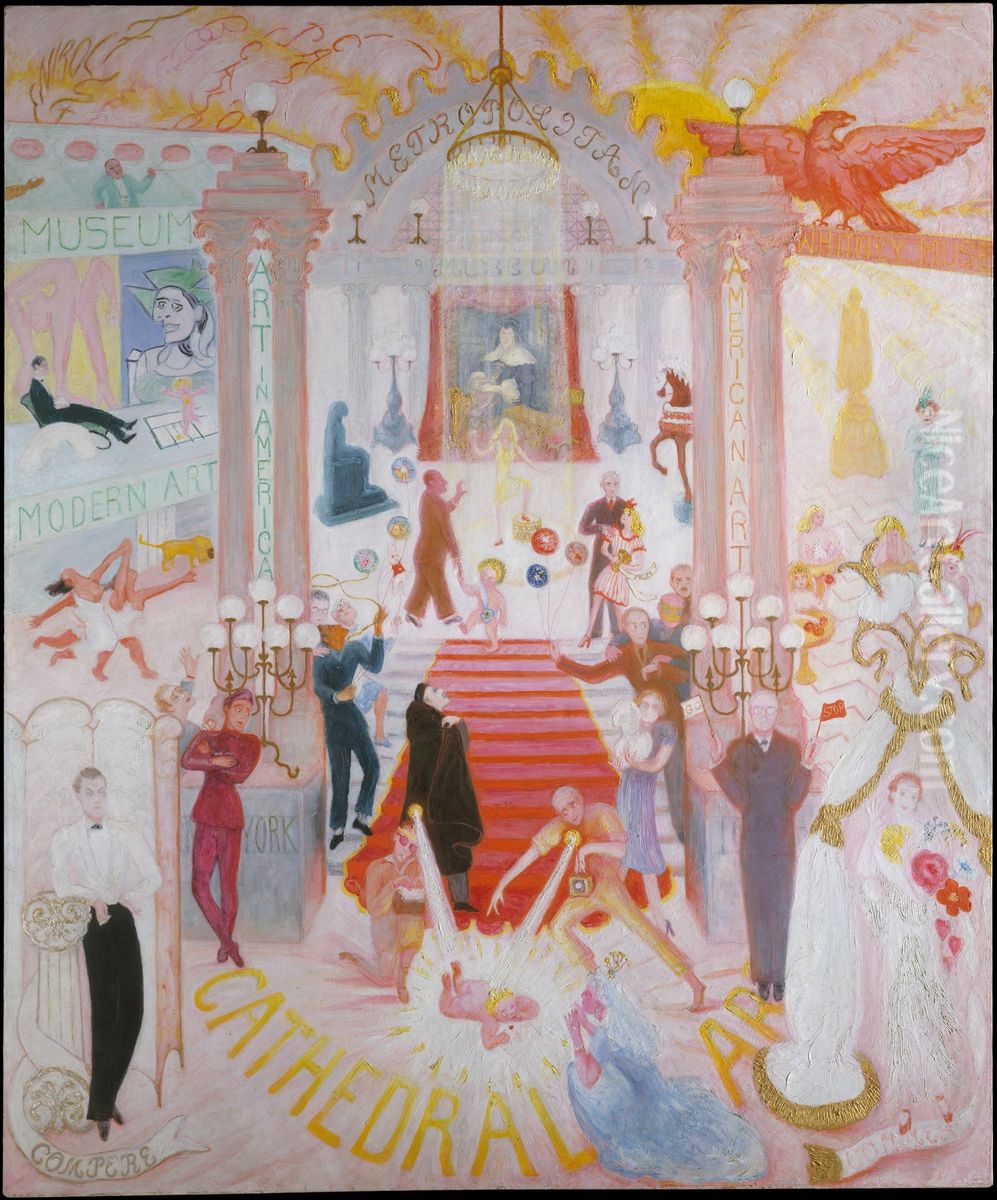 The Cathedrals of Art Oil Painting by Florine Stettheimer