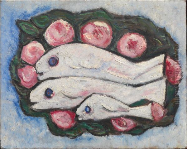 Banquet in Silence Oil Painting by Marsden Hartley