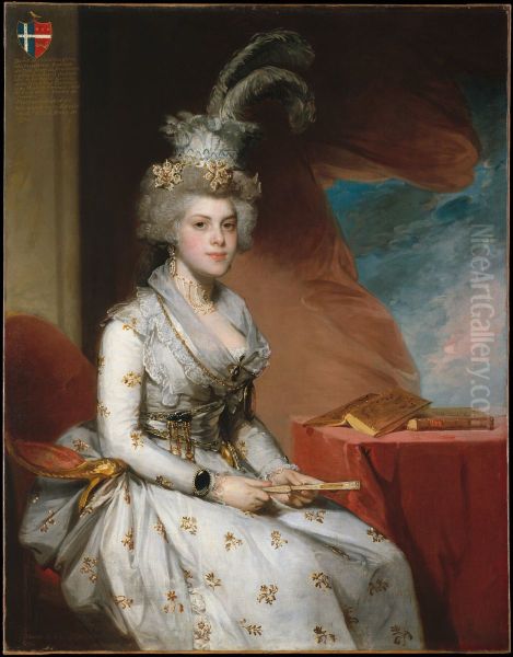Matilda Stoughton de Jaudenes Oil Painting by Gilbert Stuart