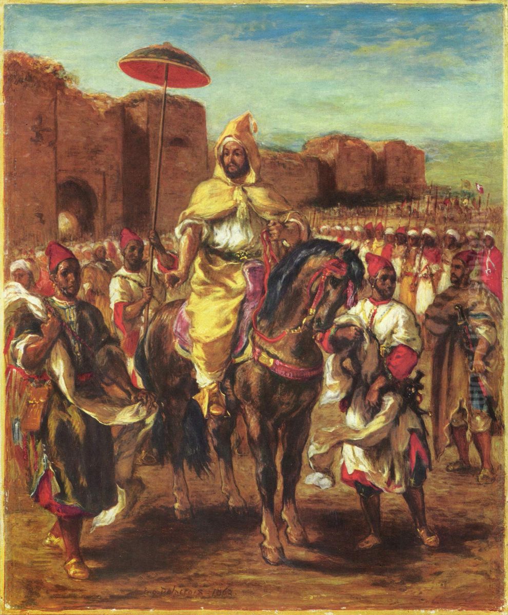 Q19923959 Oil Painting by Eugene Delacroix