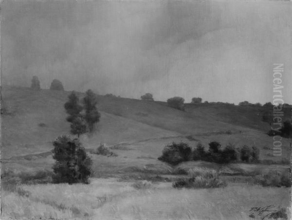 The Rain Oil Painting by William Anderson Coffin