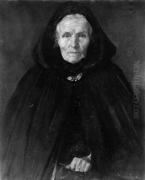 La Mere Adele (Cordon Bleu) Oil Painting by Robert Vonnoh