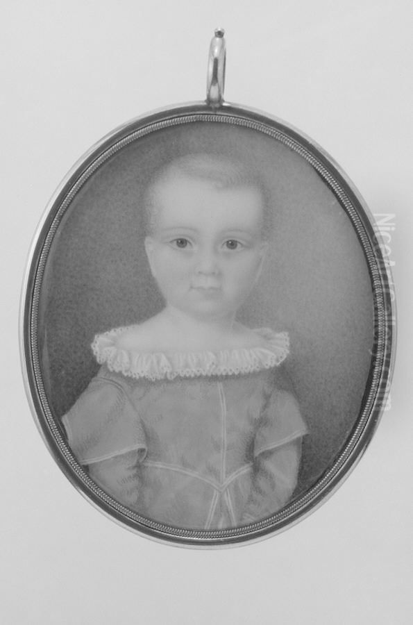Portrait of a Boy Oil Painting by Augustus Fuller