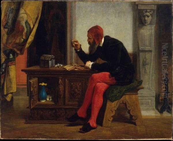 The Antiquary Oil Painting by Edwin White