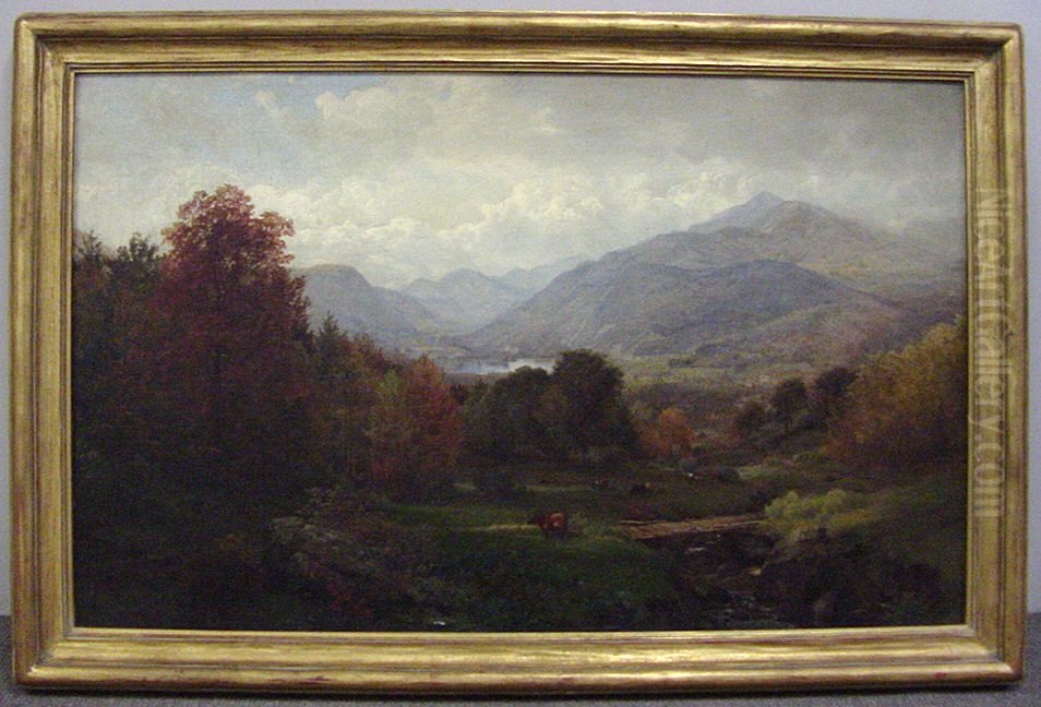 Bouquet Valley, Adirondack Mountains Oil Painting by William Trost Richards