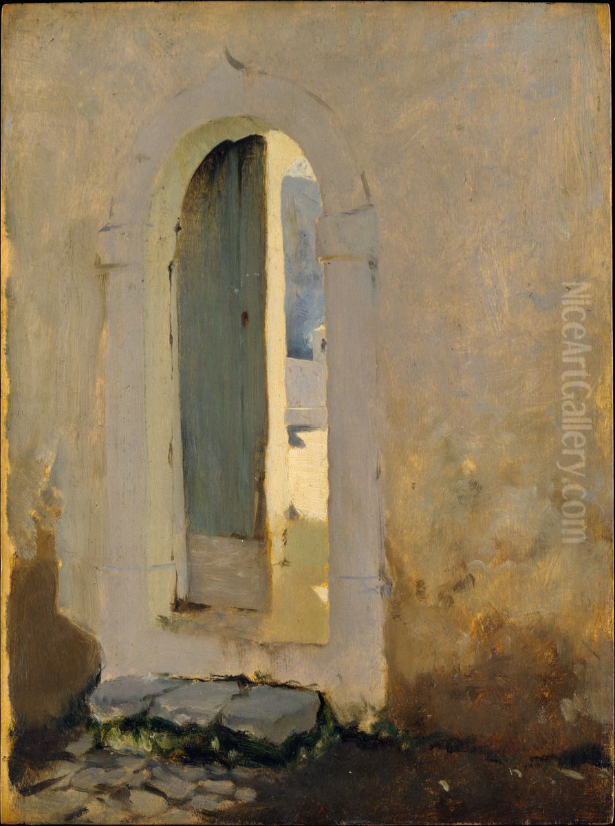 Open Doorway, Morocco Oil Painting by John Singer Sargent