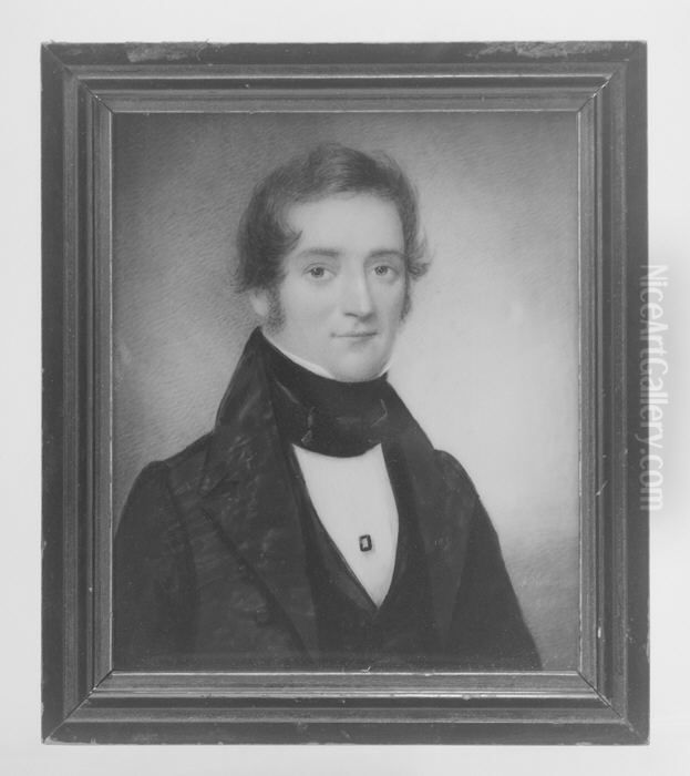 Portrait of a Gentleman Oil Painting by Anson Dickinson