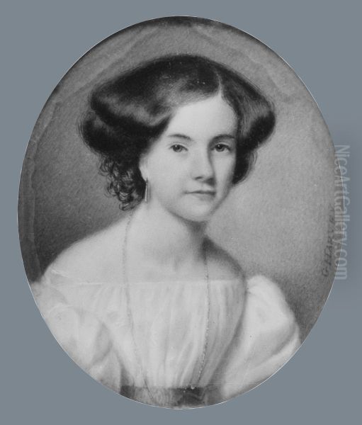 Portrait of a Lady Oil Painting by George Harvey