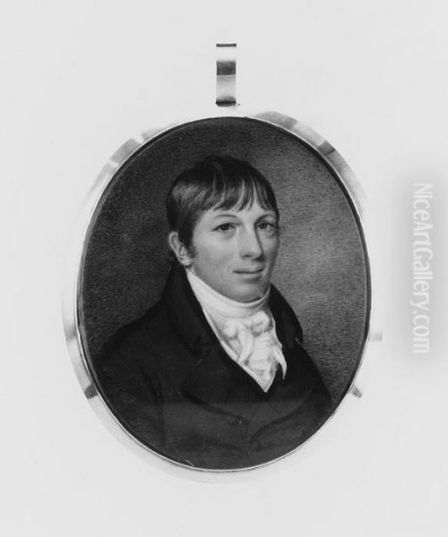 Portrait of a Gentleman Oil Painting by John Hazlitt