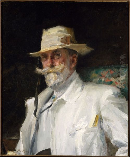 William Merritt Chase Oil Painting by Annie Traquair Lang