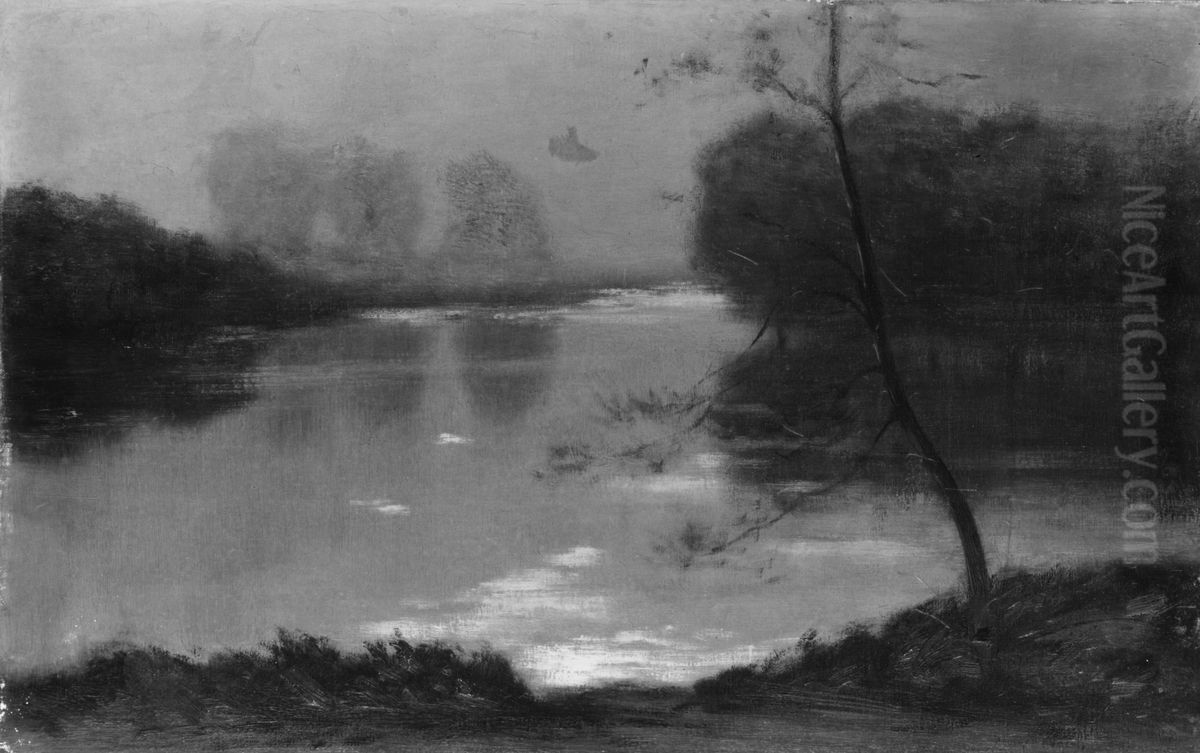 September Evening Oil Painting by George Henry Bogert