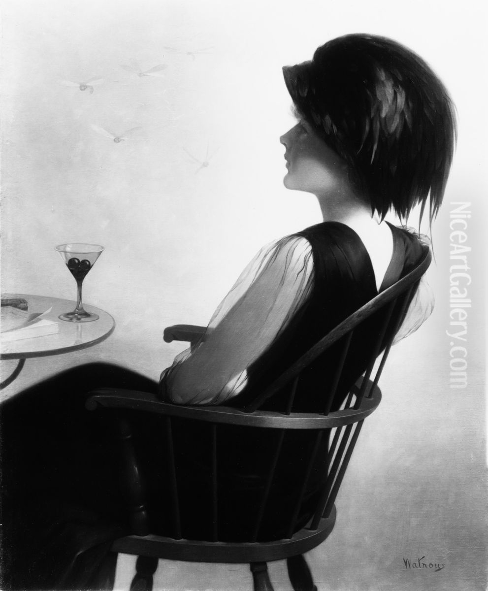 The Passing of Summer Oil Painting by Harry Willson Watrous