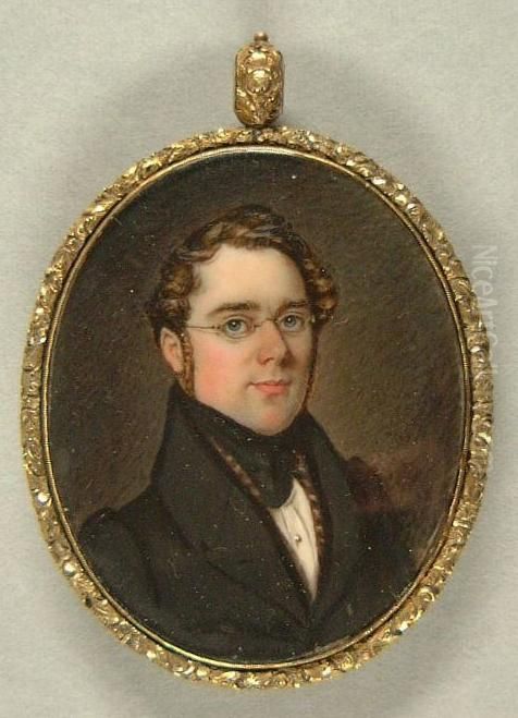 Portrait of a Gentleman Oil Painting by James Van Dyck