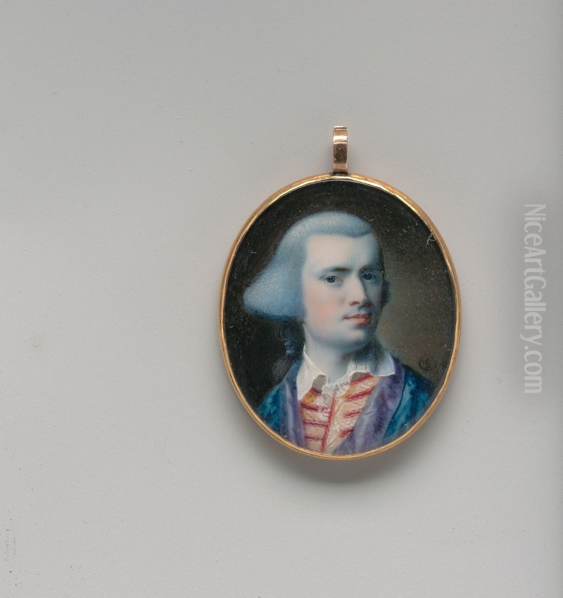 Self-portrait miniature Oil Painting by John Singleton Copley