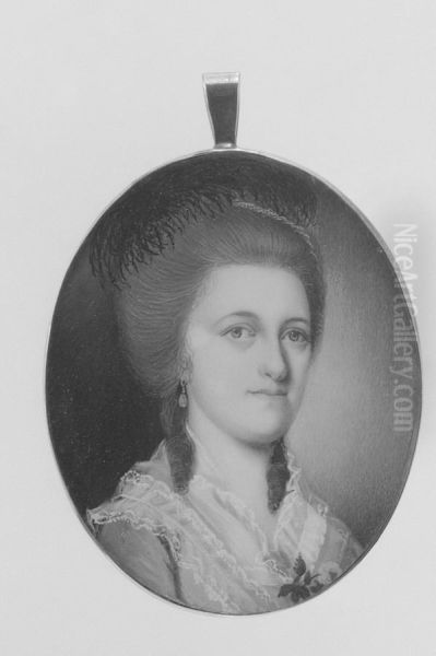 Portrait of a Lady Oil Painting by Robert Fulton