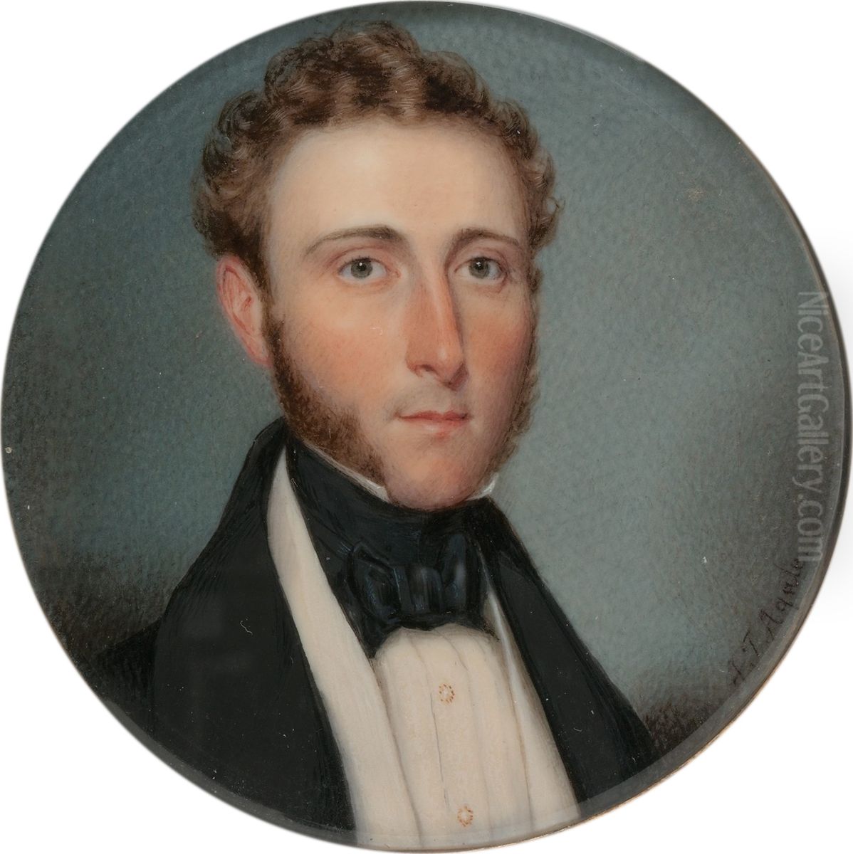Portrait Of A Gentleman Oil Painting by Alfred Thomas Agate