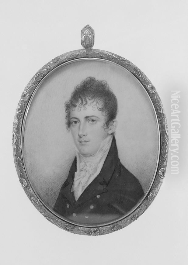 Dr. Henry Nicolls Kitchin Oil Painting by James Peale