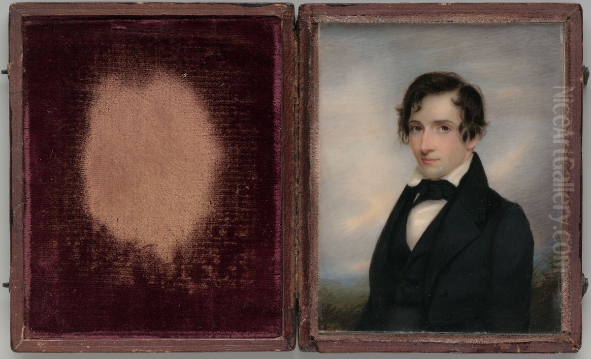 Christopher Grant Perry Oil Painting by Richard Morrell Staigg