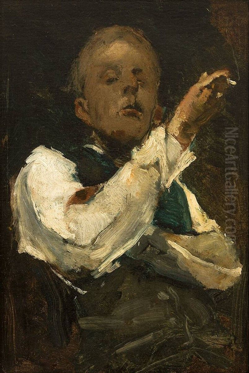 Self-portrait Oil Painting by George Hendrik Breitner