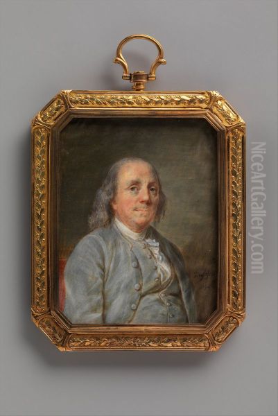 Benjamin Franklin Oil Painting by Joseph-Siffred Duplessis