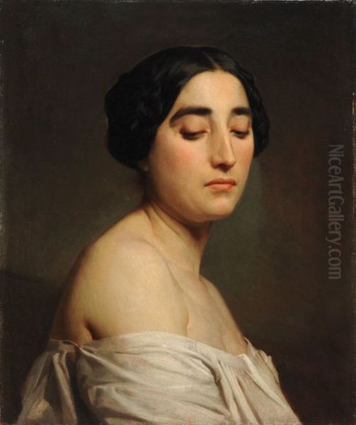 The disdain Oil Painting by William-Adolphe Bouguereau