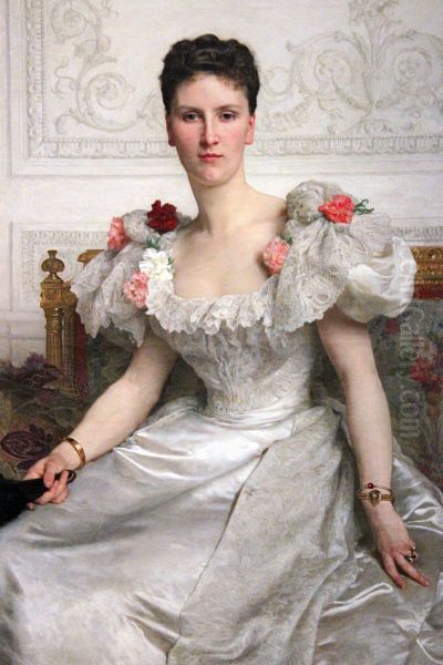 Portrait of Madame la Comtesse de Cambaceres Oil Painting by William-Adolphe Bouguereau