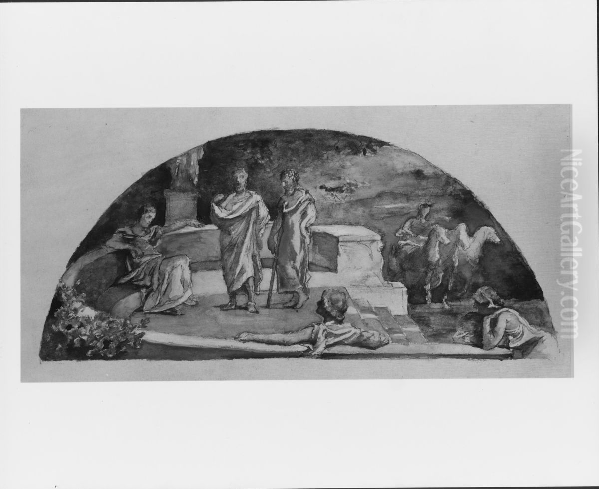 Socrates and His Friends Discuss 