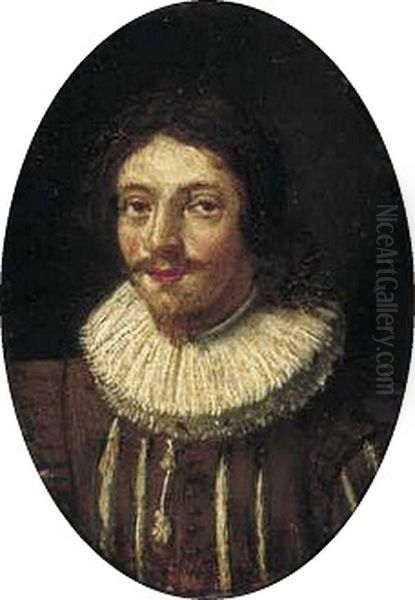 Portrait of a Member of the Versijden Family, probably Gerrit Jansz. Versijden Oil Painting by unknown