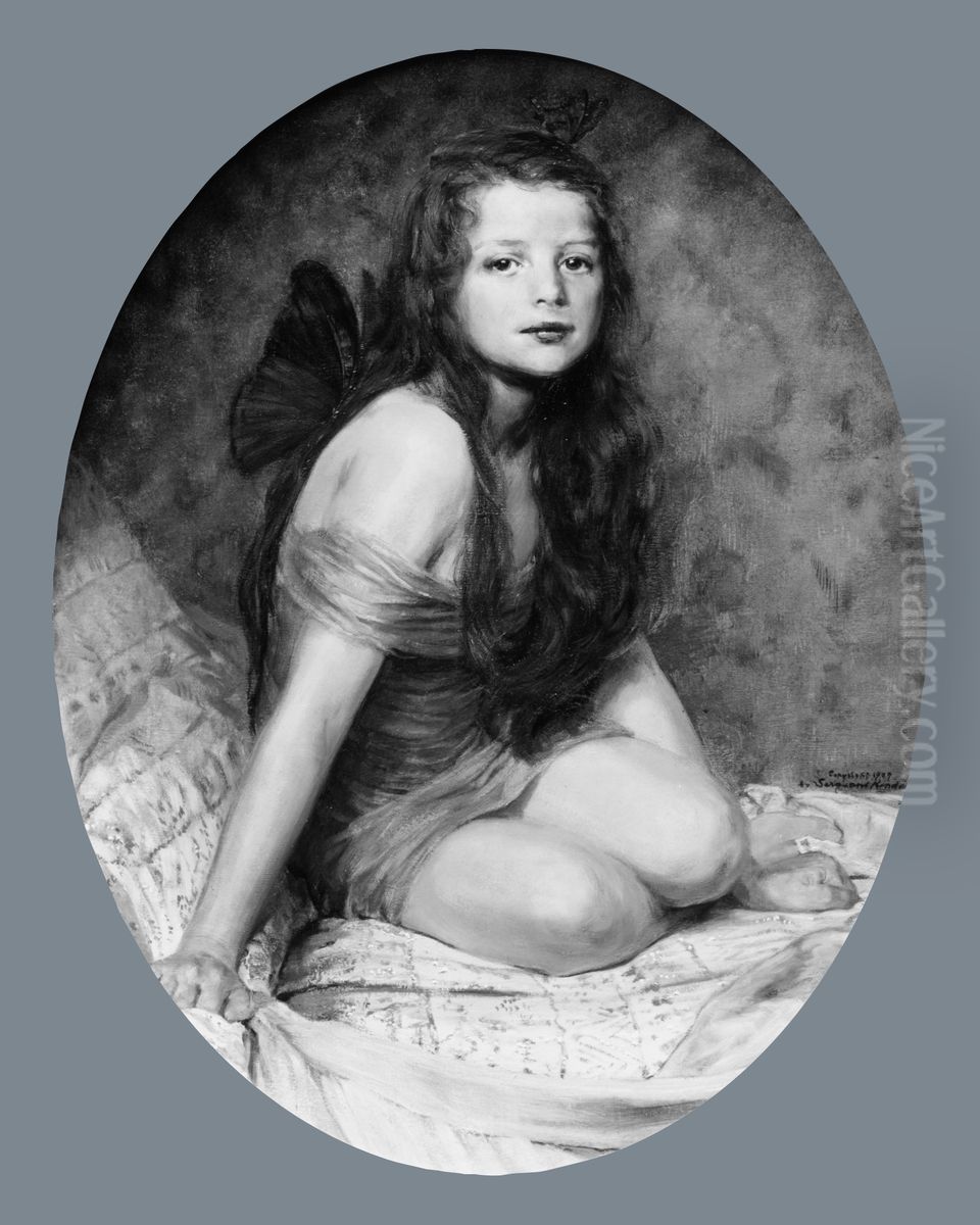 Psyche Oil Painting by William Sergeant Kendall