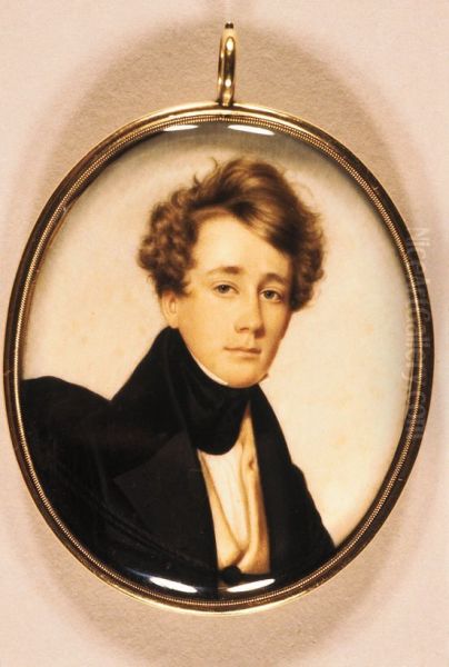 Portrait of a Gentleman Oil Painting by John Wood Dodge