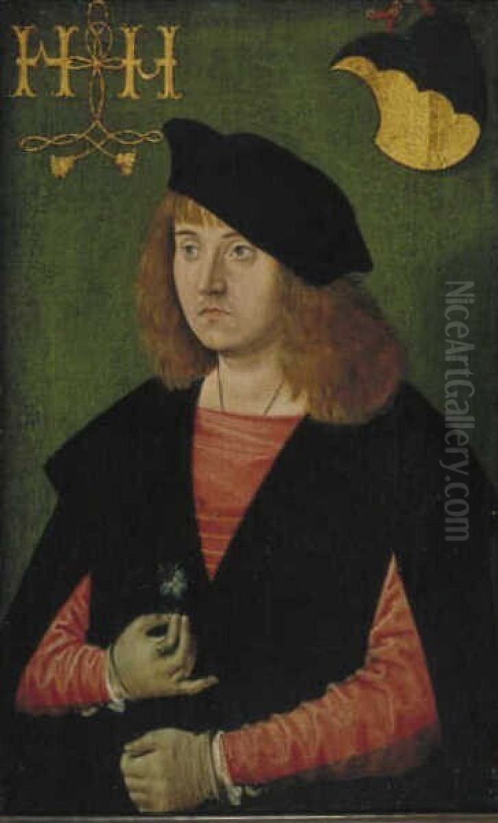 Portret van Hans Hochstatter Oil Painting by Thoman Burgkmair