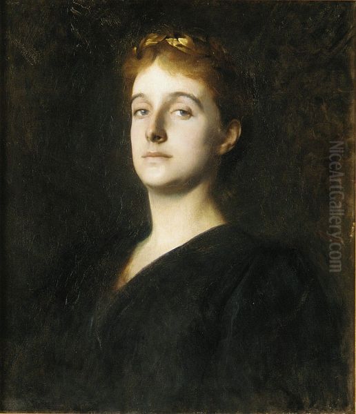 Eleanor Hardy Bunker Oil Painting by Dennis Miller Bunker