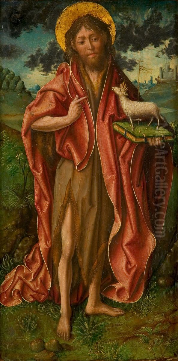 Johannes de Doper Oil Painting by Fernando Gallego