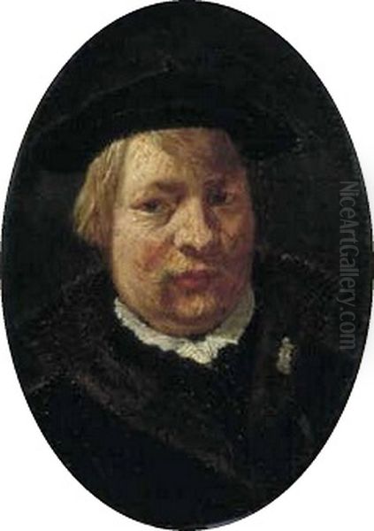 Portrait of a Member of the Versijden Family, probably Dirck Jansz. Versijden Oil Painting by unknown
