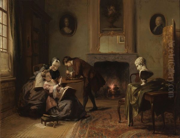 Who learns to draw, learns to see Oil Painting by David Bles