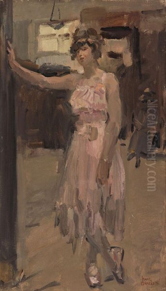 Danseres Oil Painting by Isaac Lazarus Israels
