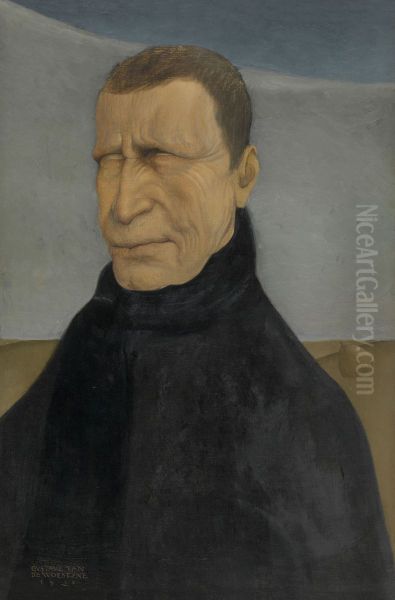 Blind Oil Painting by Gustave Van De Woestijne