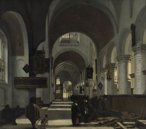 Interieur van een kerk Interieur van een kerk