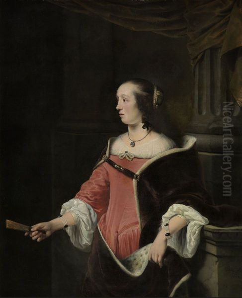 Portrait of a Woman Oil Painting by Ferdinand Bol